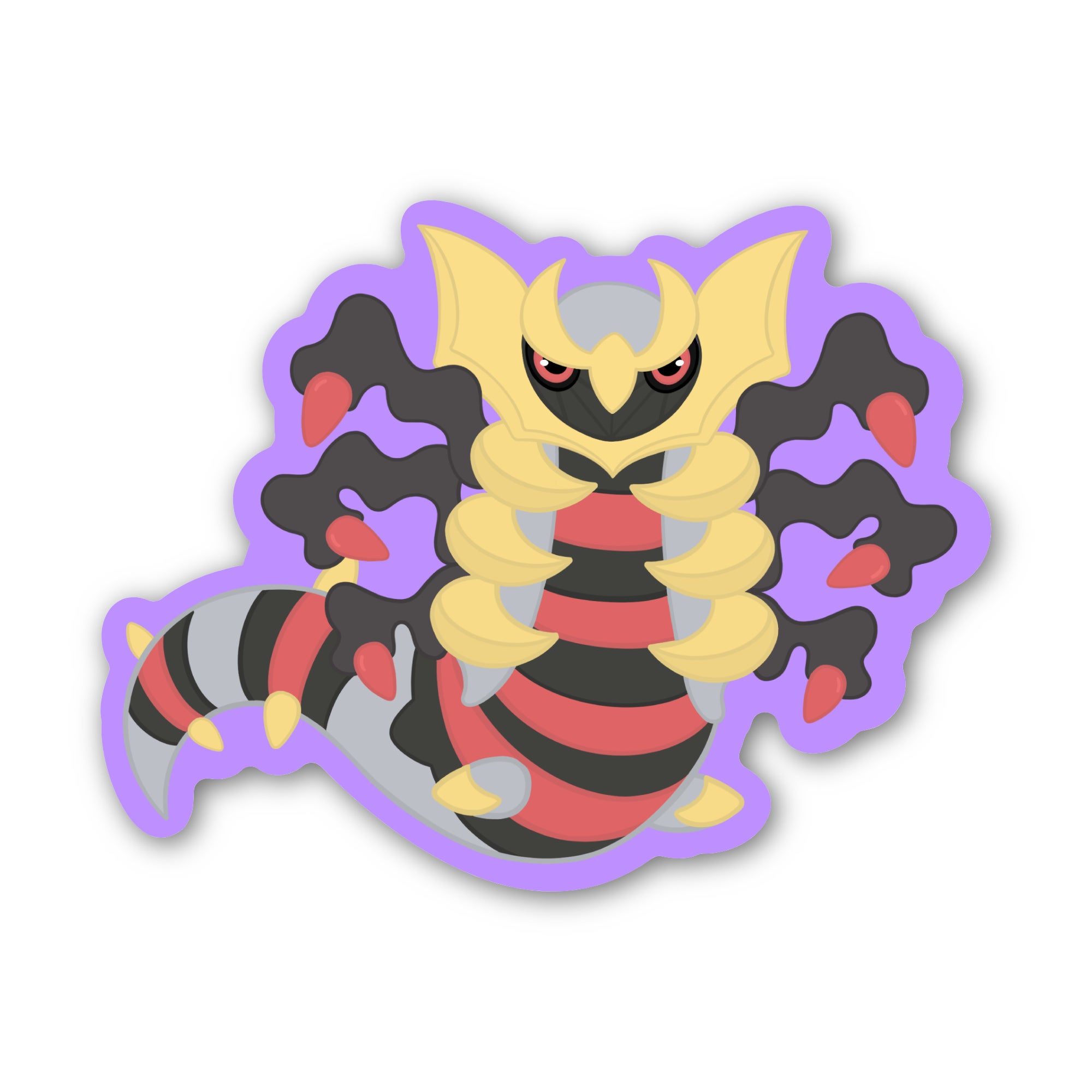Giratina And Shiny Giratina Sticker CeruleanSeaCreations Pok mon giratina-and-shiny-giratina-sticker-ceruleanseacreations-pok-mon